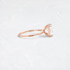Zoom in on Hillside Ring, Cushion Cut (14k Rose Gold)