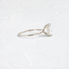 Zoom in on Hillside Ring, Cushion Cut (14k White Gold)