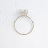 Zoom in on Hillside Ring, Cushion Cut (14k White Gold)