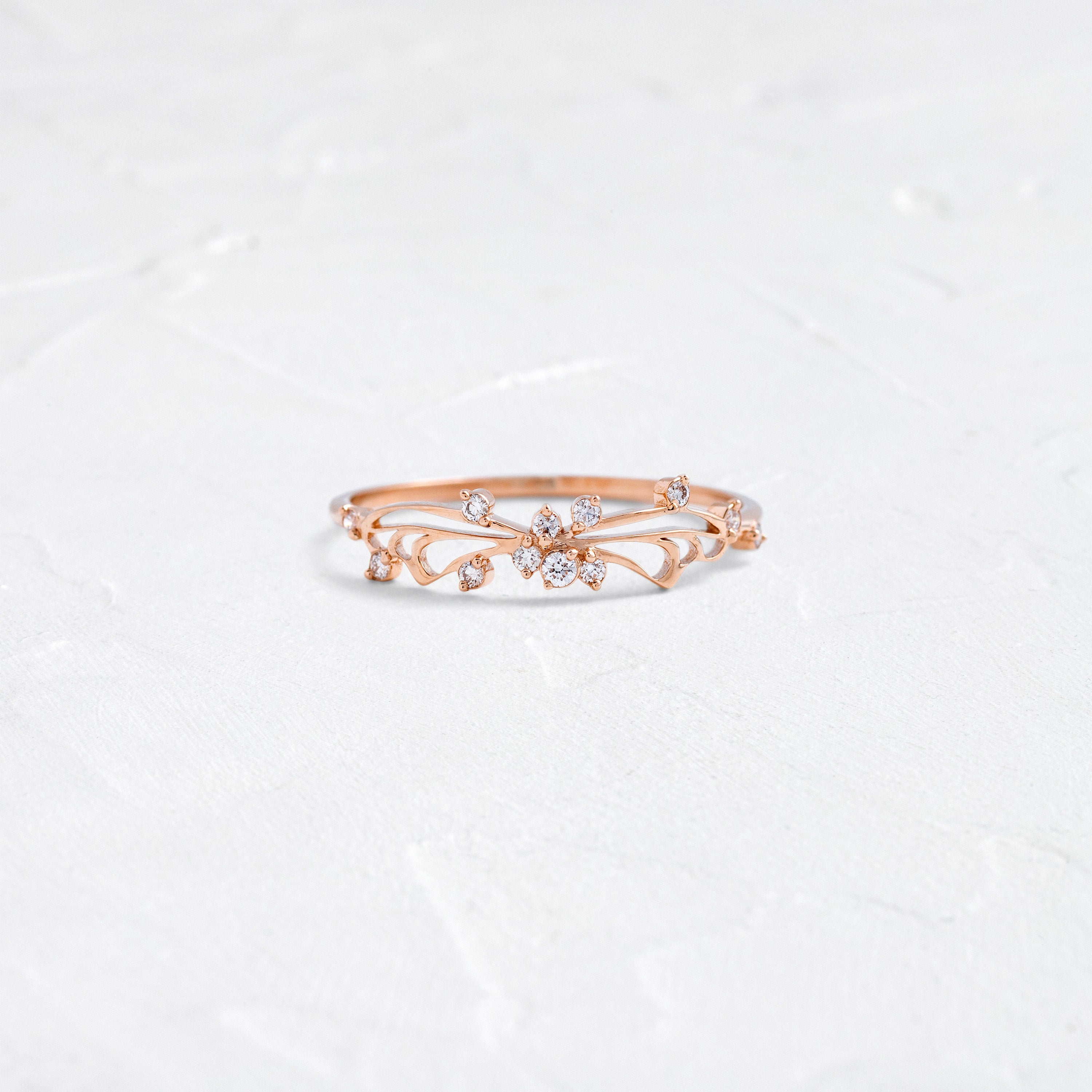 Small rose gold ring store