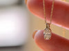 Zoom in on Bewilder Necklace, 0.53ct. Oval Cut - OOS (14k Yellow Gold)