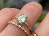 Zoom in on Poppy Seed Ring, 1.24ct. Green Diamond (14k Yellow Gold)