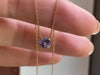 Zoom in on Threaded Necklace, 1.11ct. Violet Sapphire - OOS (14k Yellow Gold)