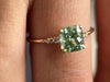 Zoom in on Poppy Seed Ring, 1.7ct. Green Diamond - OOS (14k Yellow Gold)