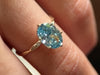 Zoom in on Trestle Ring, 2.53ct. Blue Diamond (14k Yellow Gold)