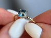 Zoom in on Touchpoints Ring, 0.88ct. Blue Montana Sapphire