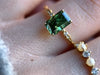 Zoom in on Trestle Ring, 1.33ct. Lab-Grown Green Diamond
