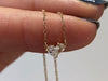 Zoom in on Overlap Heart Necklace - OOS (Lab-grown Diamond, 14k Yellow Gold)