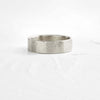Zoom in on Hammered Band (6mm, Matte, Platinum)