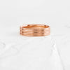 Zoom in on Row Band (14k Rose Gold, 5mm)