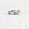 Zoom in on Row Band (14k White Gold, 5mm)