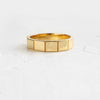 Zoom in on Block Band (14k Yellow Gold, 5mm)