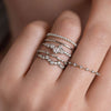 Zoom in on Pairing Band (14k White Gold)