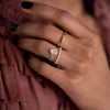Zoom in on Hammered Band (14k Yellow Gold, 3mm)