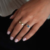 Zoom in on Hammered Band (14k Yellow Gold, 4mm)