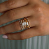 Zoom in on Hammered Band (14k Yellow Gold)
