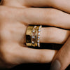 Zoom in on Hammered Band (14k Yellow Gold, 5mm)