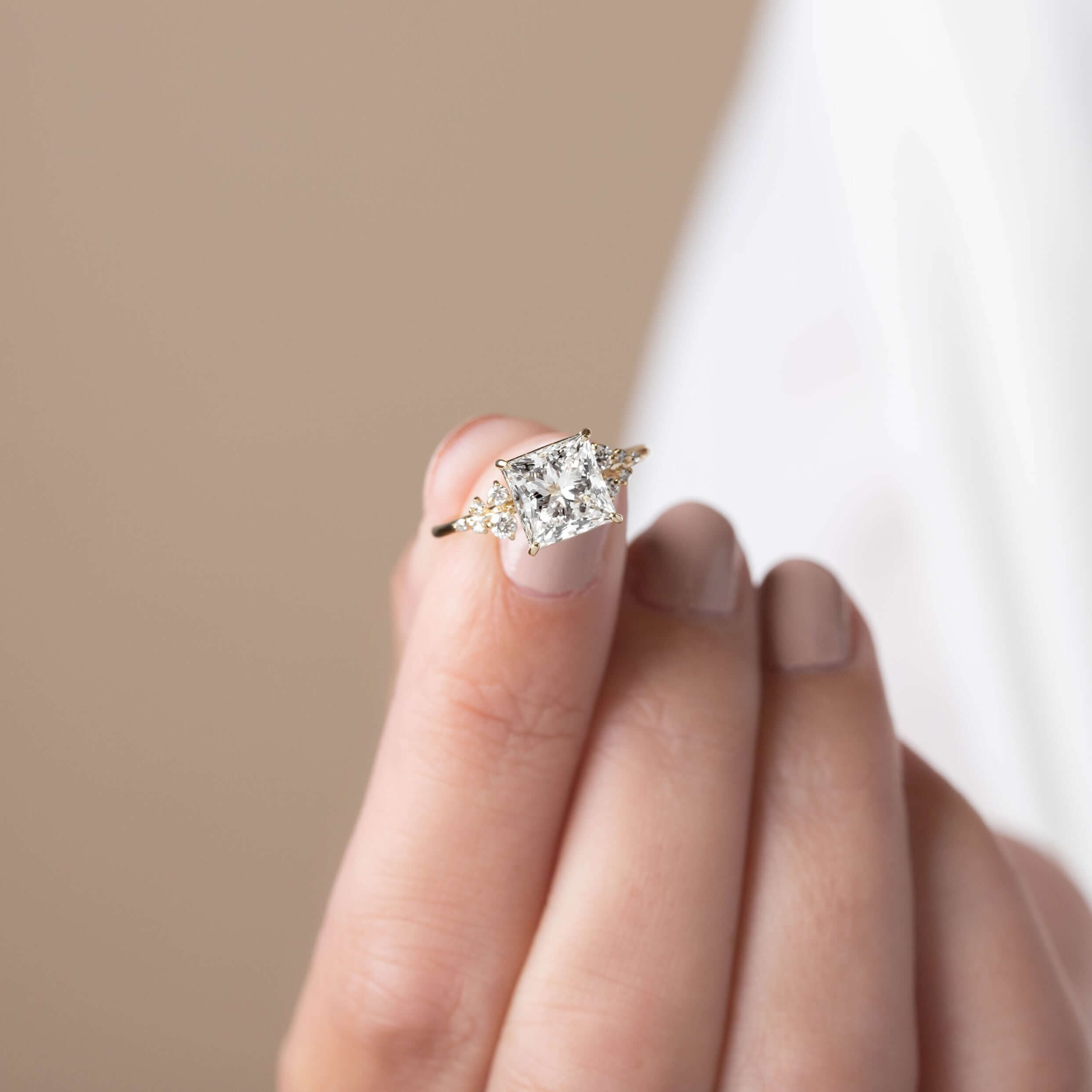 Melanie Casey Snowdrift Handcrafted Engagement Ring