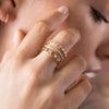 Zoom in on Petite Many Moons Band (Demi, 14k Yellow Gold)