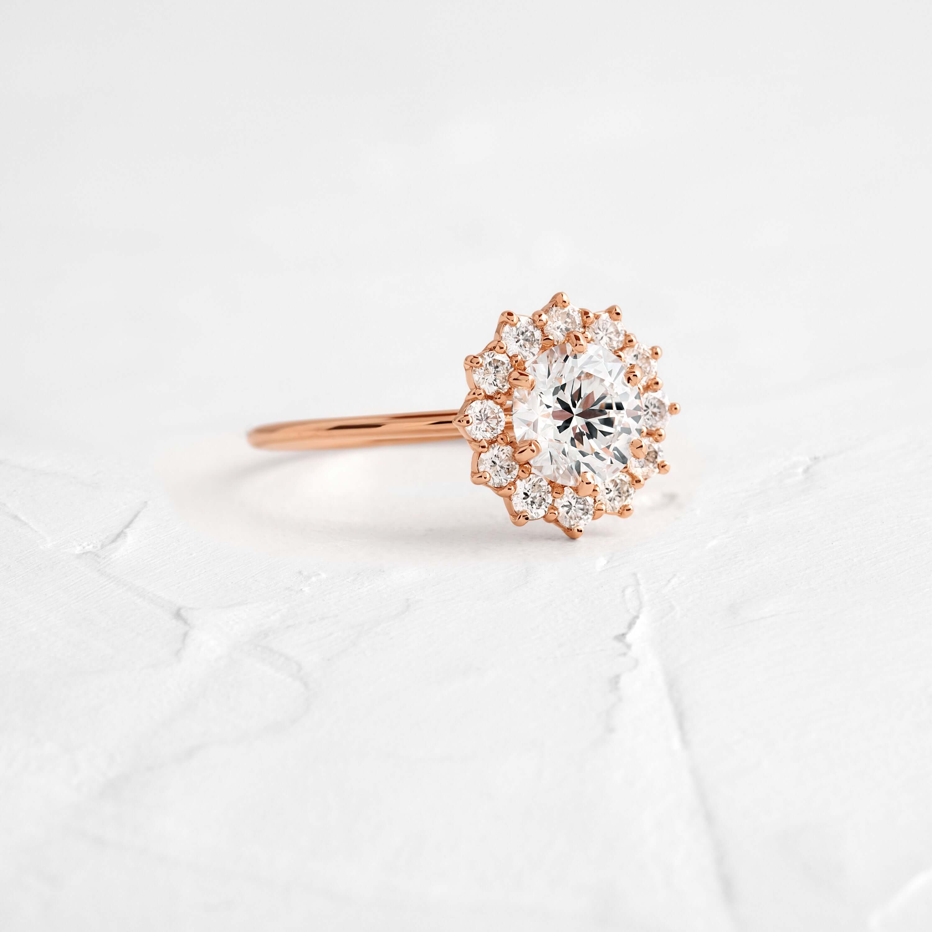 Diamond Helio Ring | Engagement Ring| Melanie Casey Fine Jewelry