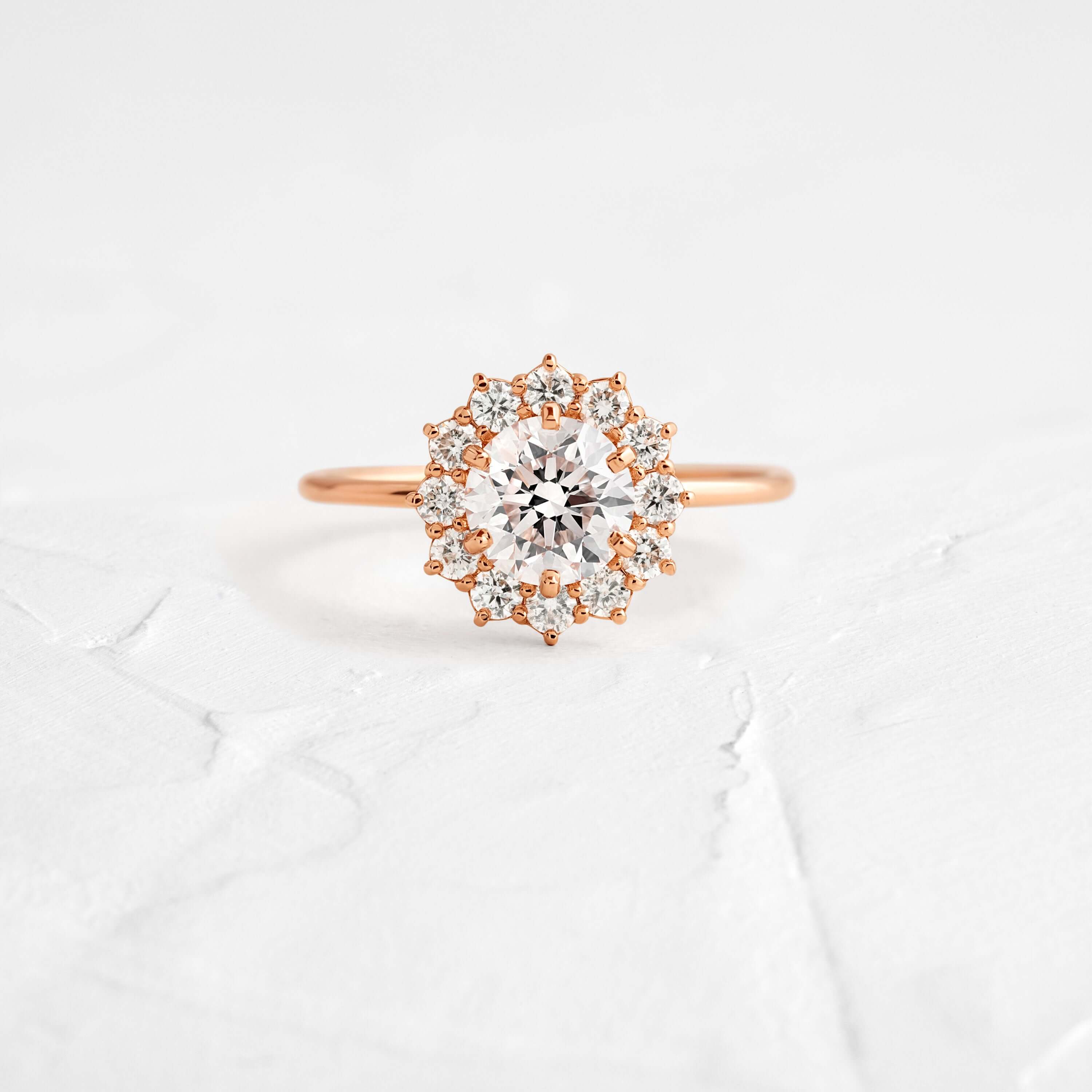 Diamond Helio Ring | Engagement Ring| Melanie Casey Fine Jewelry