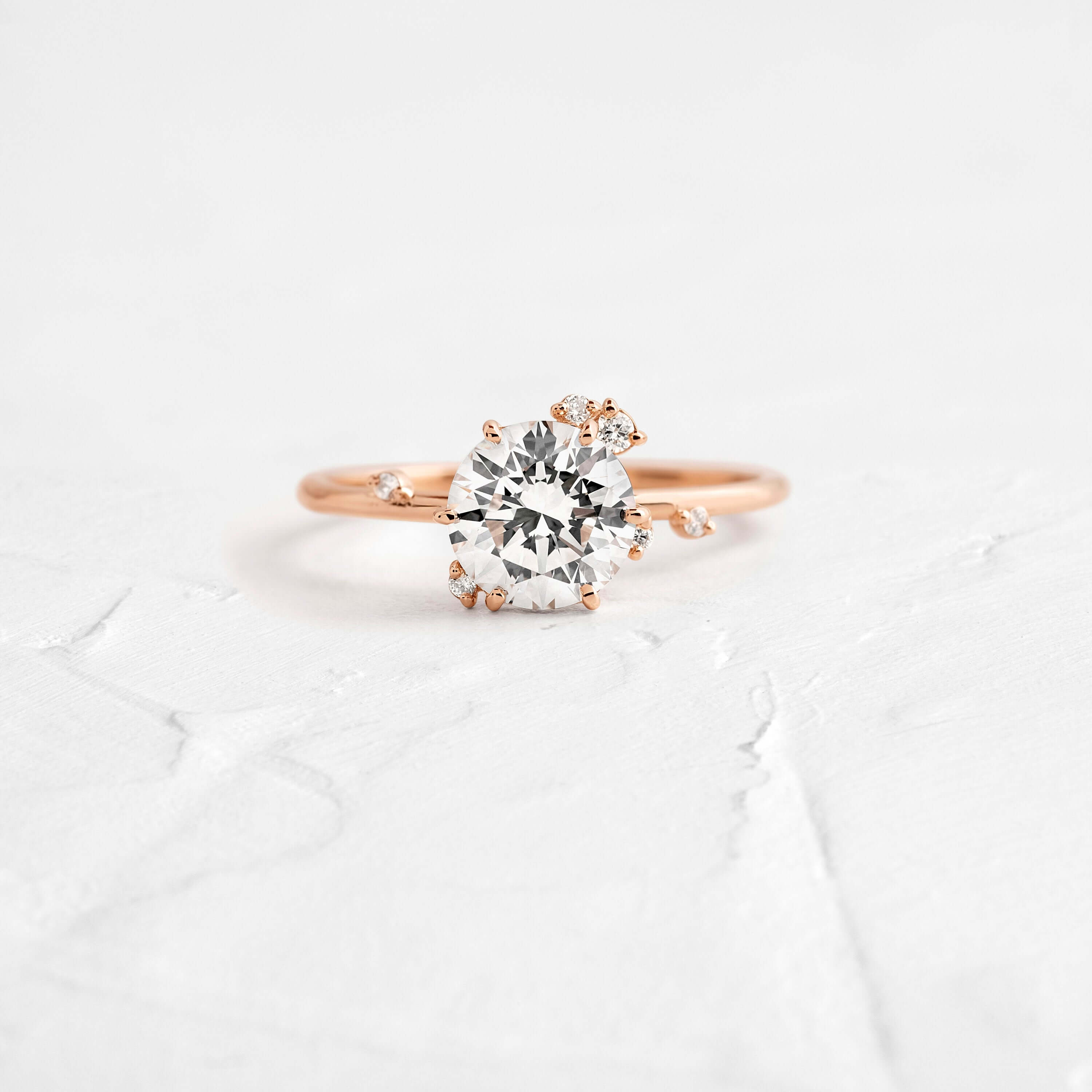 To A Flame Ring, Round | Melanie Casey Fine Jewelry