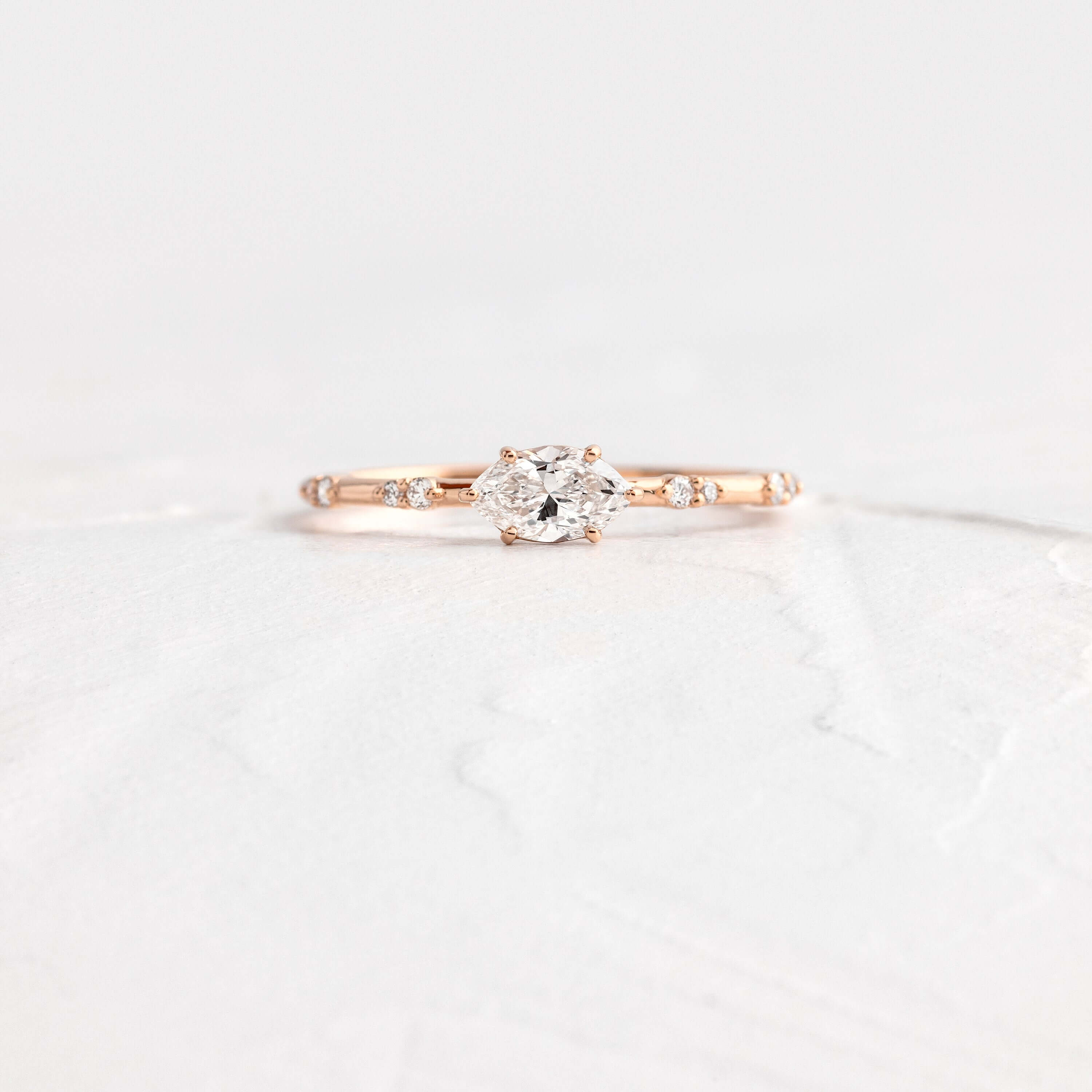 Bright Side Ring, Marquise Cut | Melanie Casey Fine Jewelry