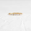 Morse Code Ring: MAMA (14k Yellow Gold)